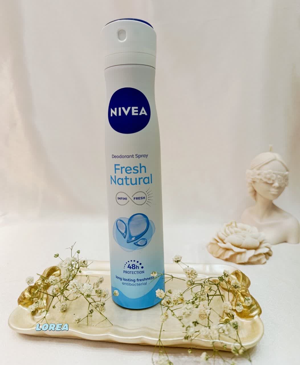 اسپری دئودورانت زنانه درای فرش Long Lasting Fresh (Fresh Natural) حجم 200میل 48 ساعته