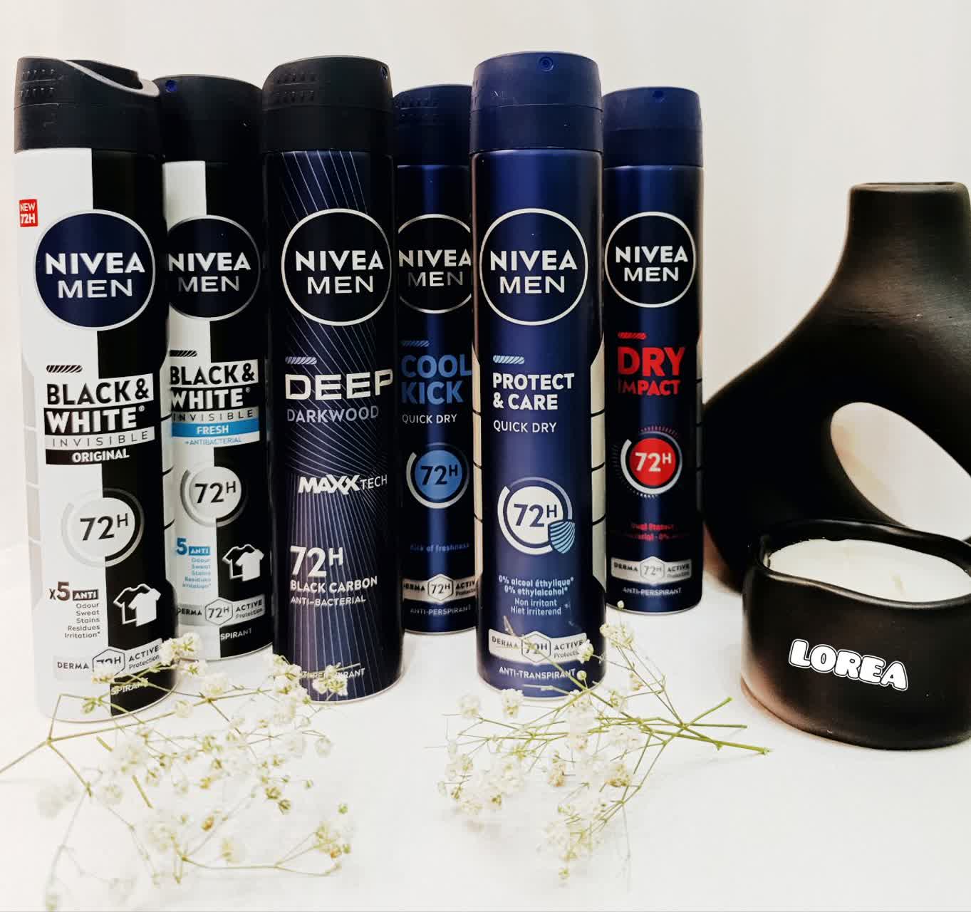 اسپری مردانه  نیوا حجم 200ml با ماندگاری 72ساعته (اورجینال)