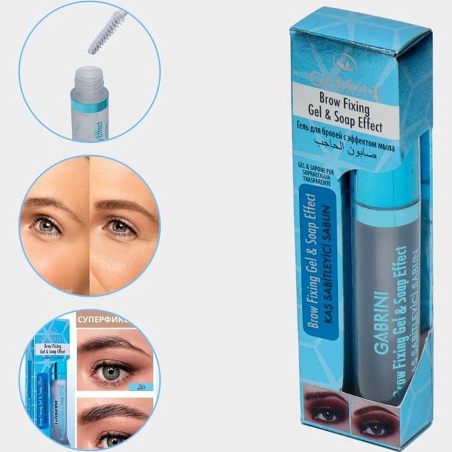 ژل ابرو صابون ابرو لیفت و فیکس کننده قوی - بدون رنگ 8 میل اصل